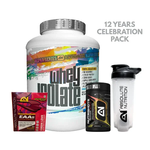 Whey Isolate with Free Multivitamin, Shaker & EAA – 2kg