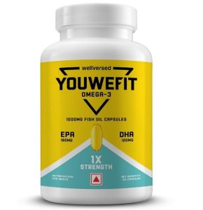 YouWeFit 1X Omega | Omega-3 Fish Oil Supplement